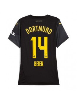 Borussia Dortmund Maximilian Beier #14 Zenski Gostujuci Dres 2024-25 Kratak Rukavima